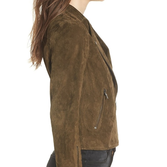 BLANKNYC Denim No Limit Suede Moto Jacket - Picture 3 of 6